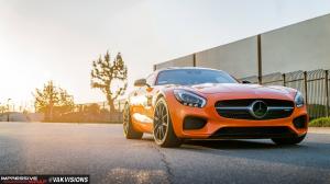 2018 Mercedes-AMG GT S Gloss Orange by Impressive Wrap